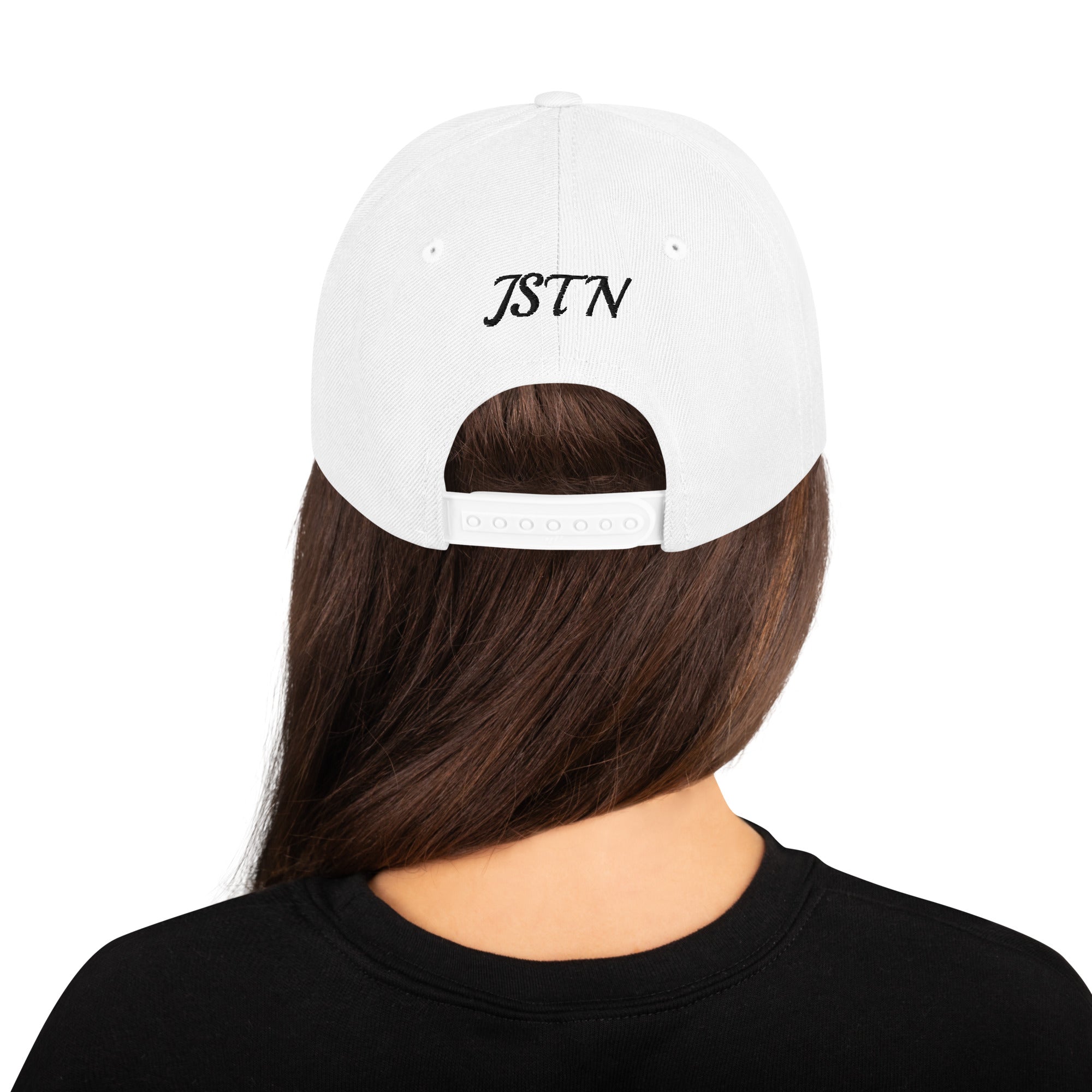 Unisex Snapback Cap in Weiß