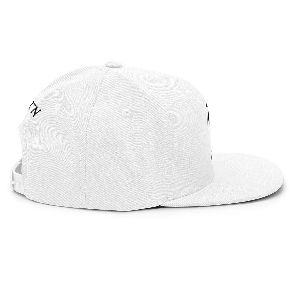 Snapback Cap Palmenlogo Detailaufnahme