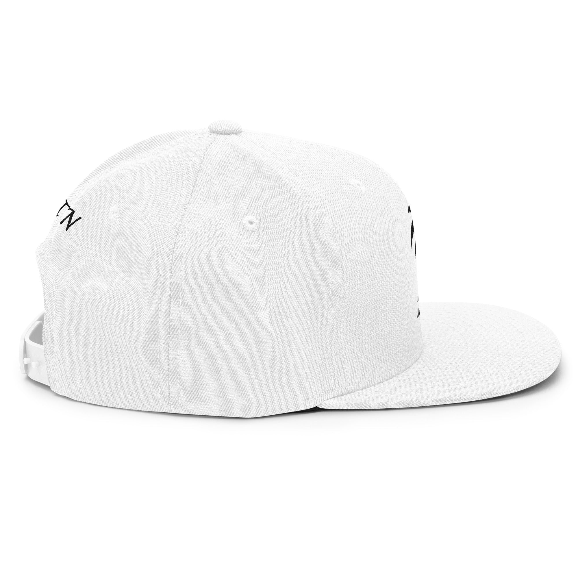 Snapback Cap Palmenlogo Detailaufnahme